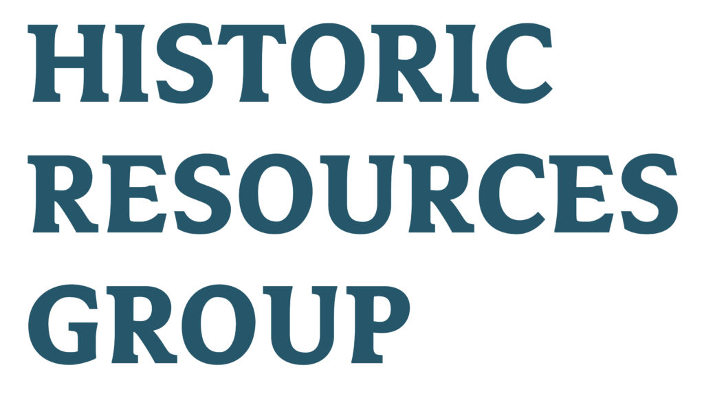 Historic Resources Group logo.