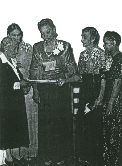 The Founding Sisters of Philomathean Charity Club gathering in 1921