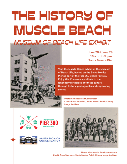 Muscle Beach Exhibit Flyer