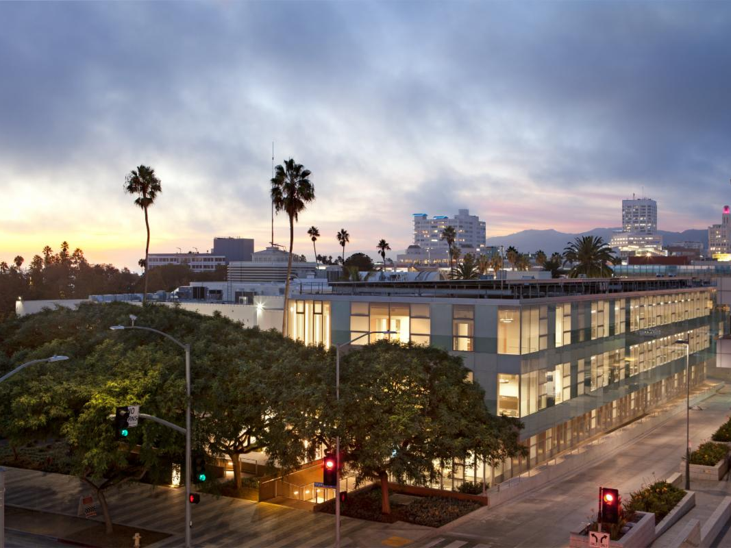 Photo of City Hall East at Dusk