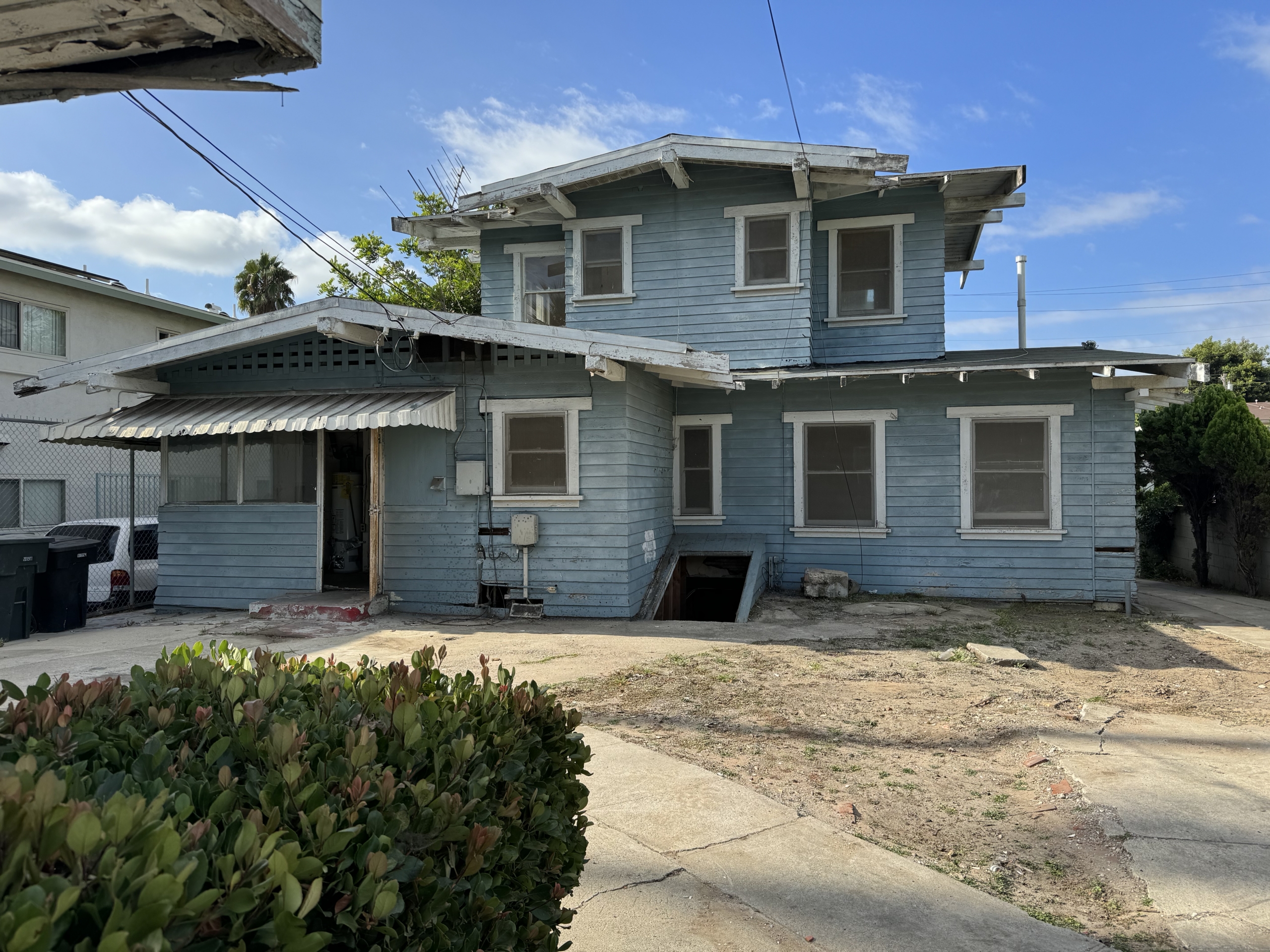 1921 20th Street, Unfried House, rear 2023