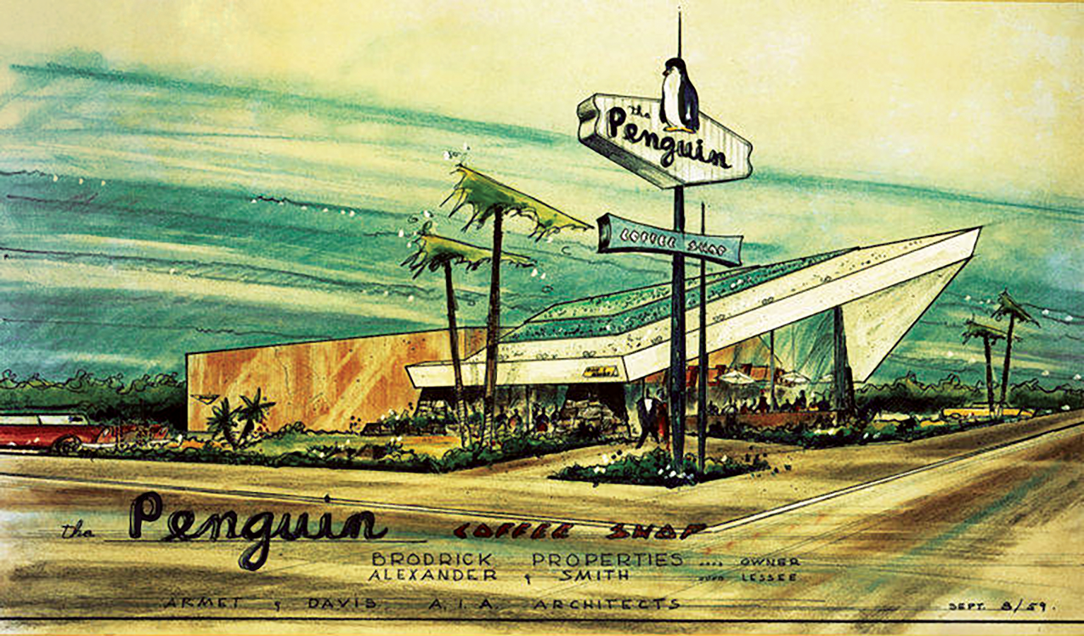 The Penguin design sketch 1959
